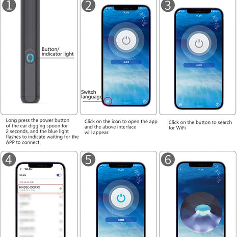 Waterproof Ear Wax Removal Cleaner Kit