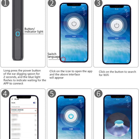 Waterproof Ear Wax Removal Cleaner Kit